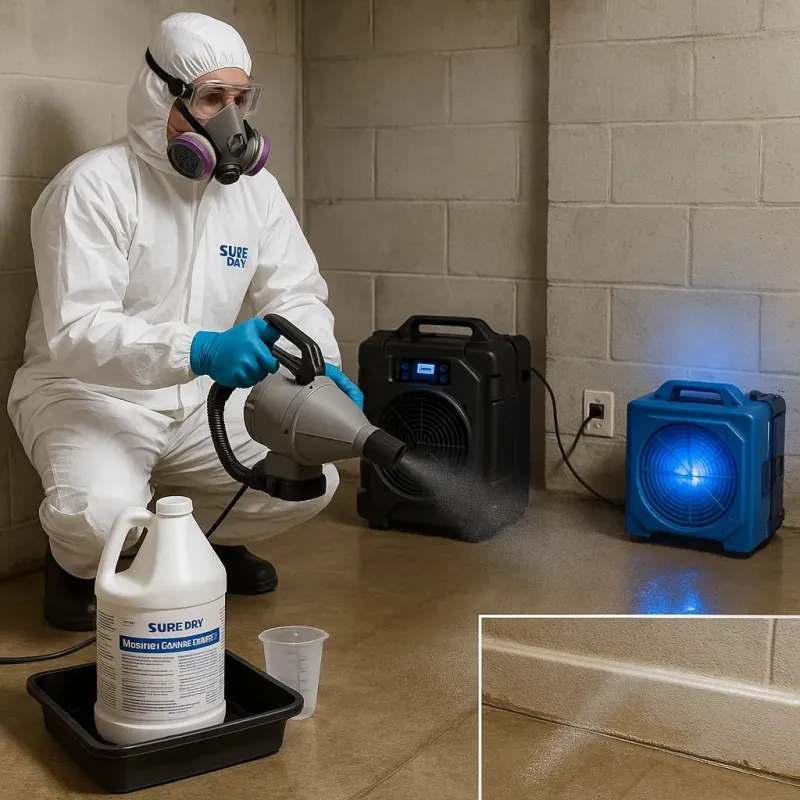 Sanitization and Odor Removal process in Blair, WI