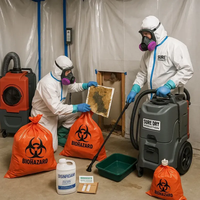 Contaminated Water Handling Protocols process in Blair, WI