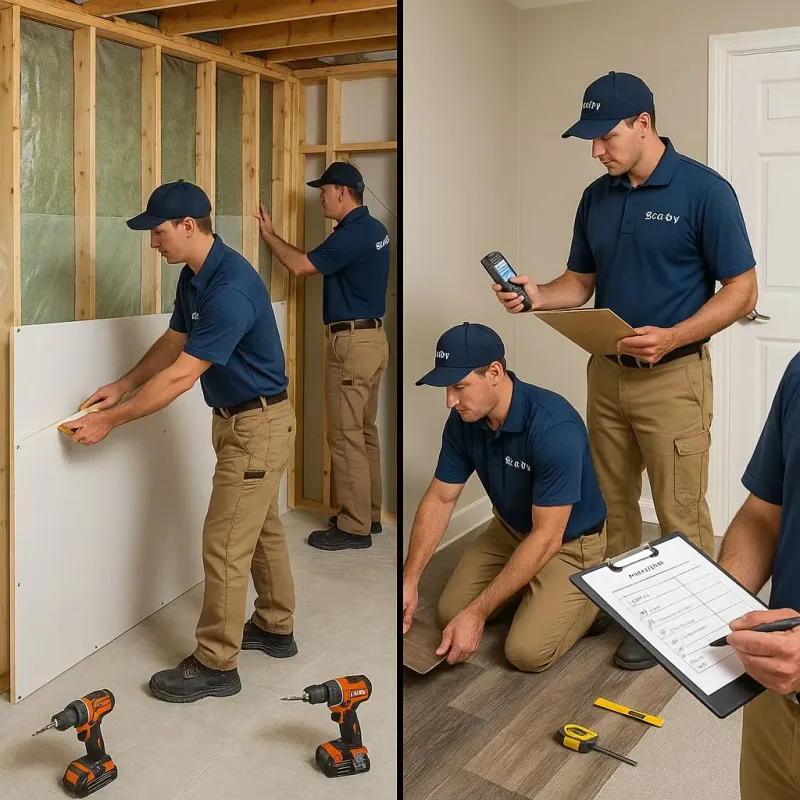Repairs and Reconstruction process in Blair, WI